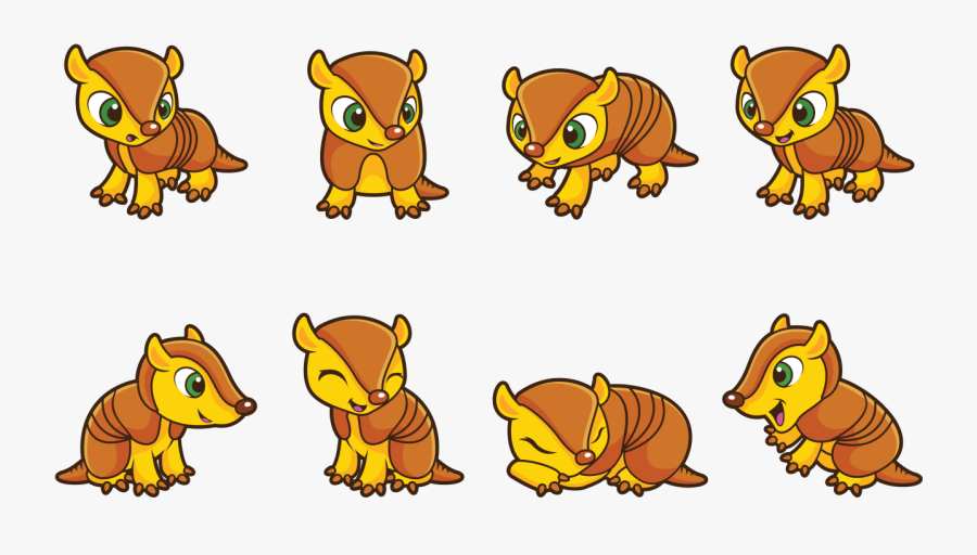 Armadillo Dibujo Animado, Transparent Clipart