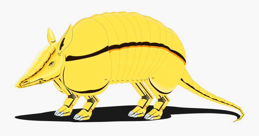 Golden Armadillo, Transparent Clipart