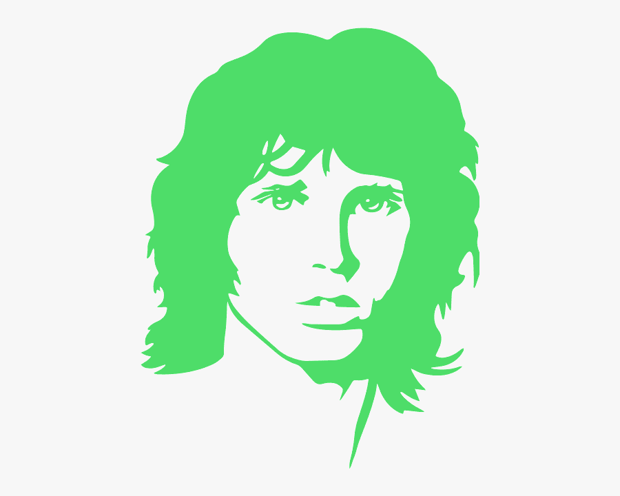 Jim Morrison And Cat, Transparent Clipart