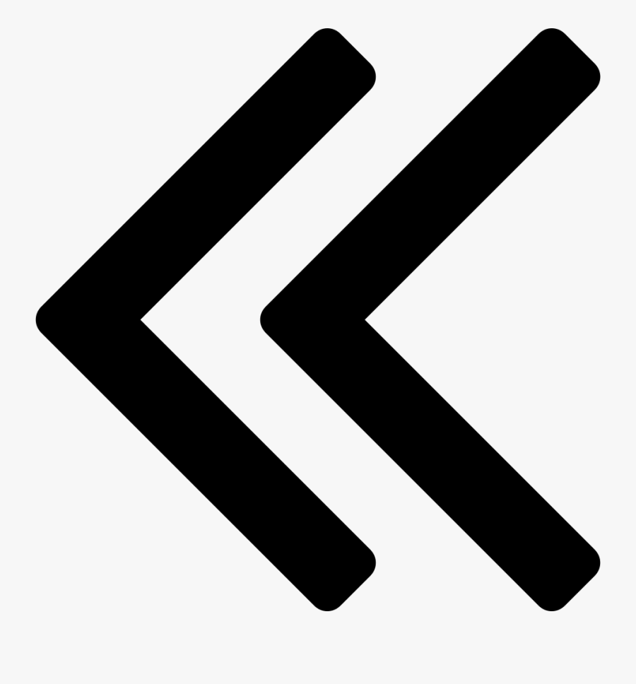 Clip Art Chevron Svg - Double Arrow Left Png, Transparent Clipart