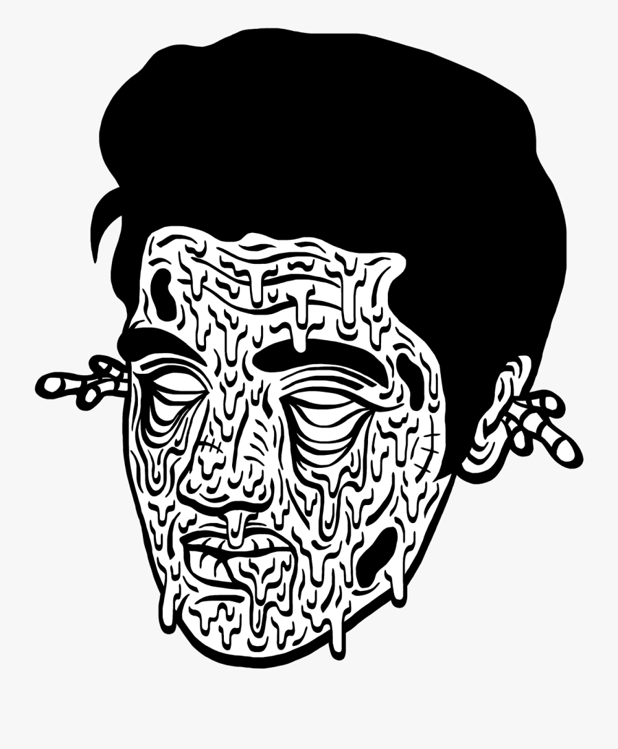 Elvis Hair Clipart - Illustration, Transparent Clipart