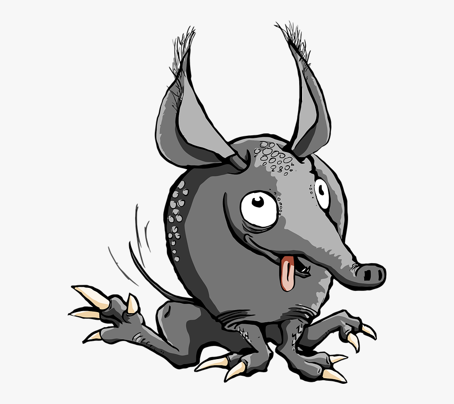 Animal, Armadillo, Armored, Ball, Cartoon, Comic - Cartoon Armadillo Png, Transparent Clipart