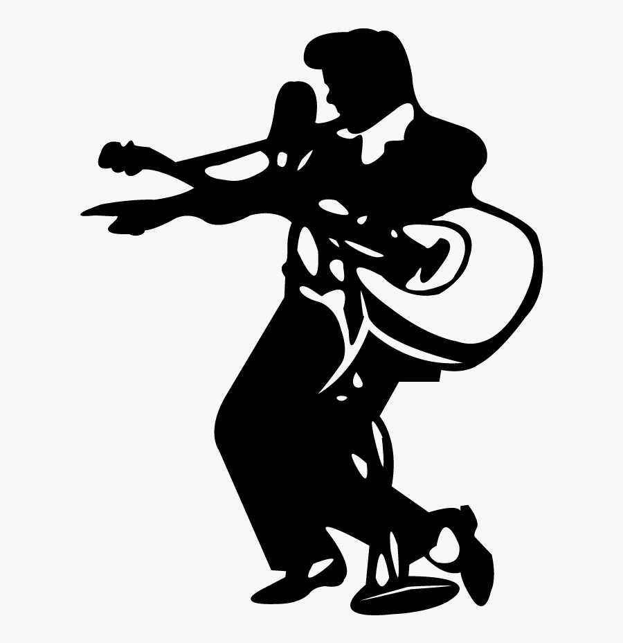 Elvis - Elvis Silhouette, Transparent Clipart