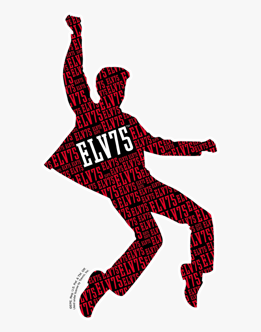 Elvis Presley Full Of 75 Men"s Regular Fit T-shirt - Illustration, Transparent Clipart