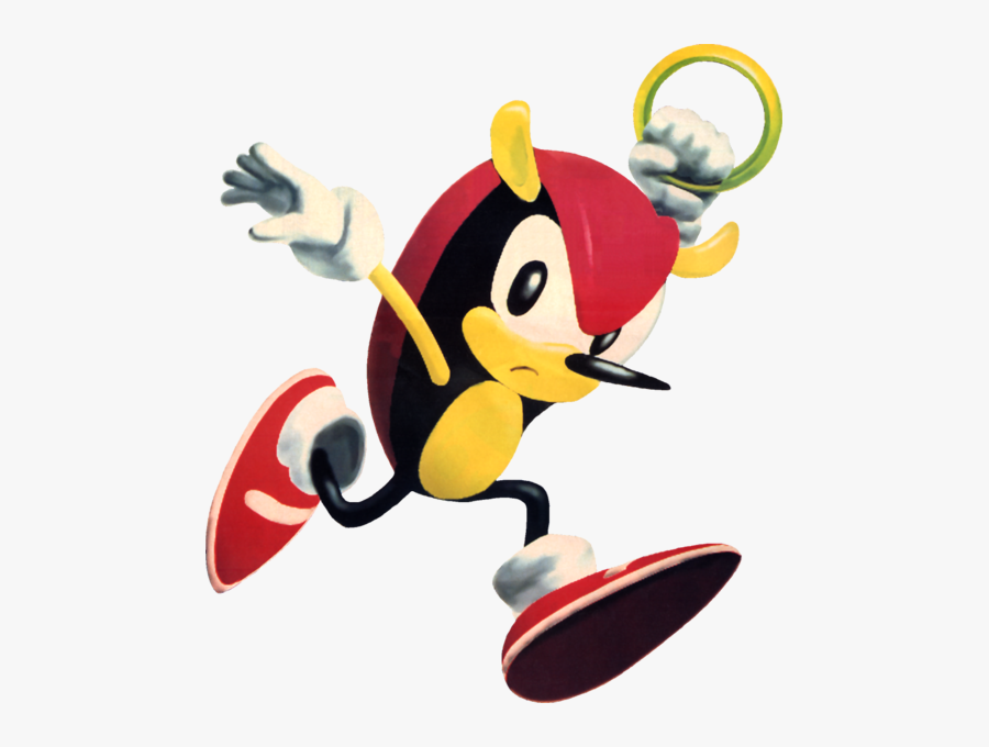 Mighty The Armadillo In Knuckles Chaotix Art Render - Mighty The Armadillo Running, Transparent Clipart