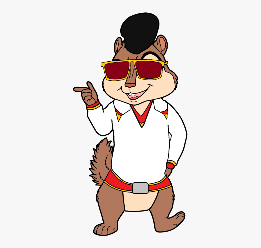 Elvis Alvin By Daniel10203040 - Alvin E Os Esquilos 3, Transparent Clipart