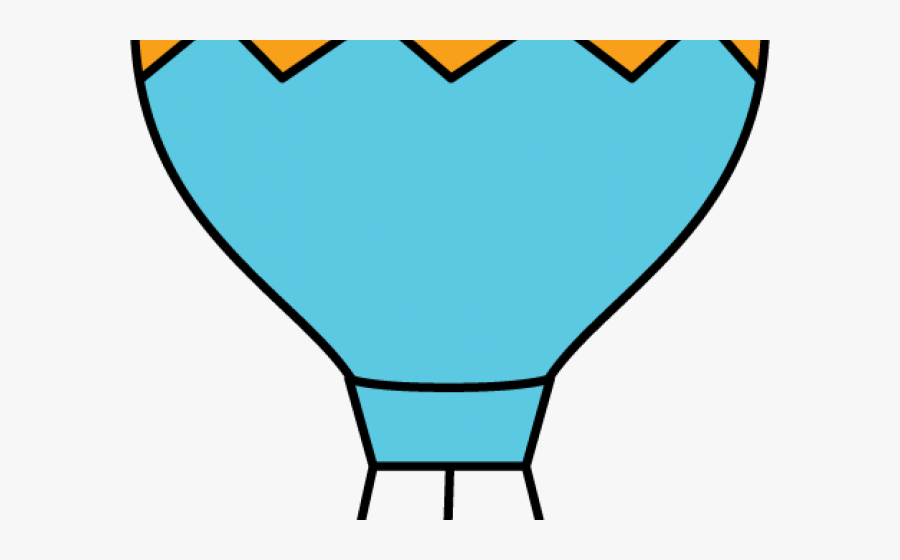 Cute Hot Air Balloon Draw, Transparent Clipart