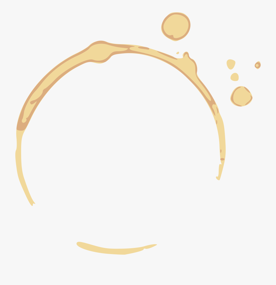 Coffee Ring Transparent Background - Transparent Background Coffee Clipart, Transparent Clipart