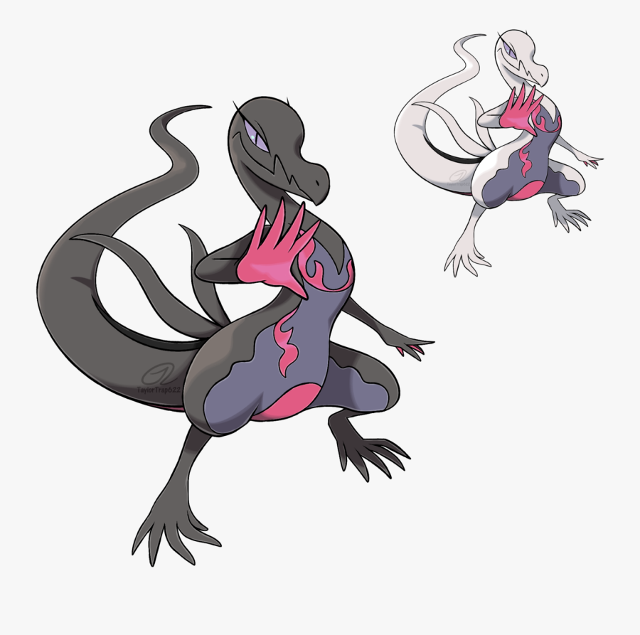 Or Trap622 Pokémon Sun And Moon Pokémon Art Academy - Pokemon Art Salazzle, Transparent Clipart