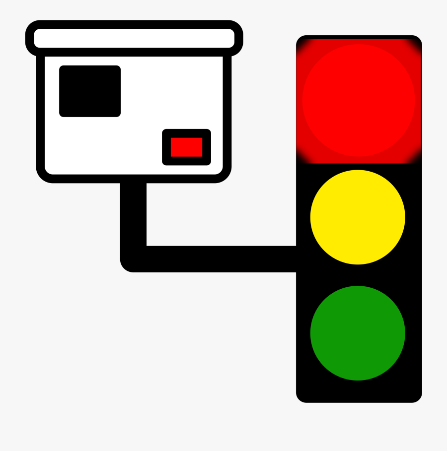 Red Light Camera - Red Light Camera Icon, Transparent Clipart