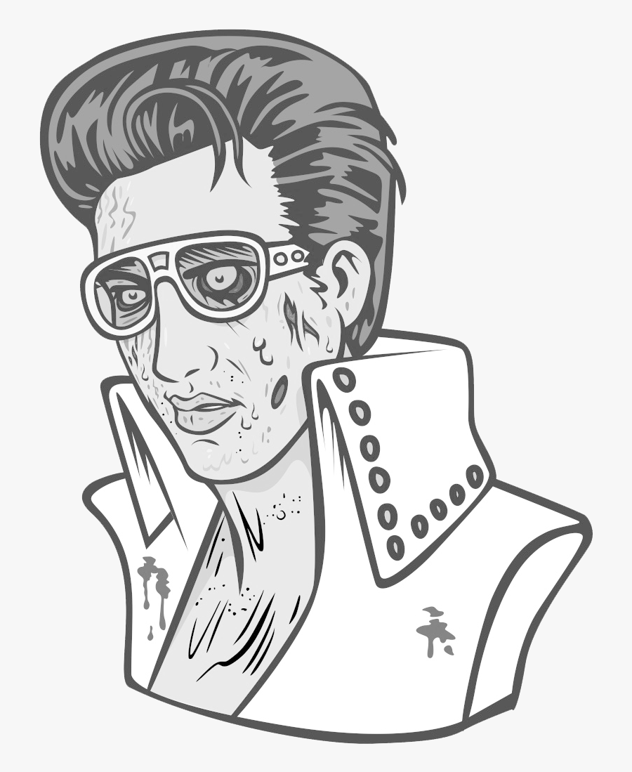 Transparent Elvis Png - Jake Brennan, Adam Taylor & The Disgraceland Players, Transparent Clipart