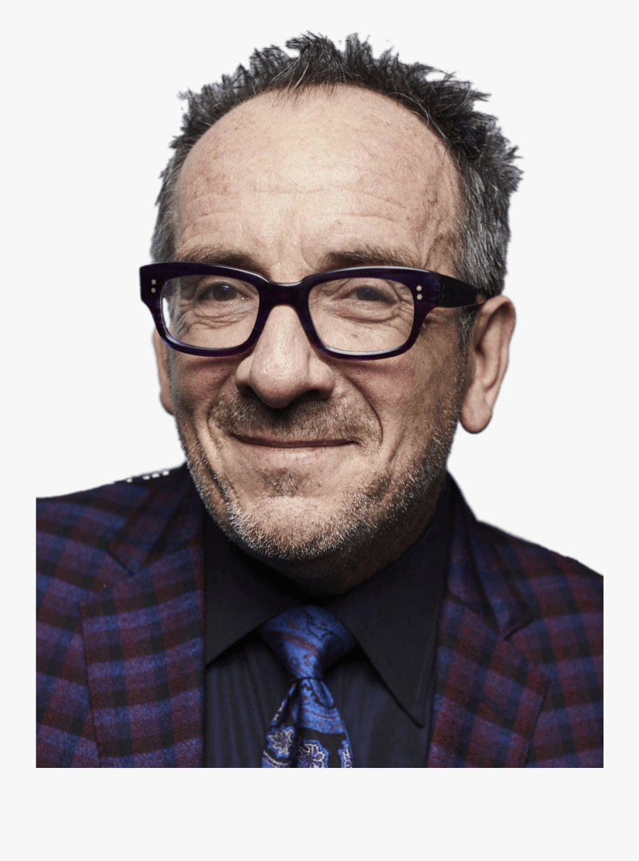 Elvis Costello Portrait - Elvis Costello, Transparent Clipart
