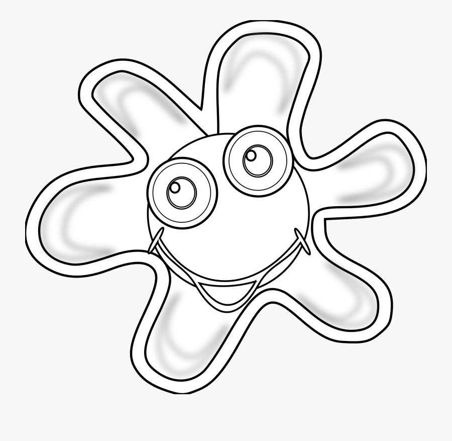 Black And White Clipground - Cartoon, Transparent Clipart