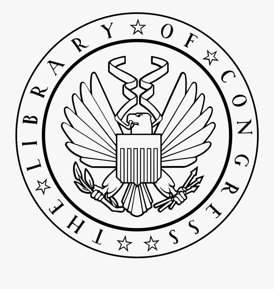 Fileus Libraryofcongress Seal - Us Library Of Congress Logo, Transparent Clipart