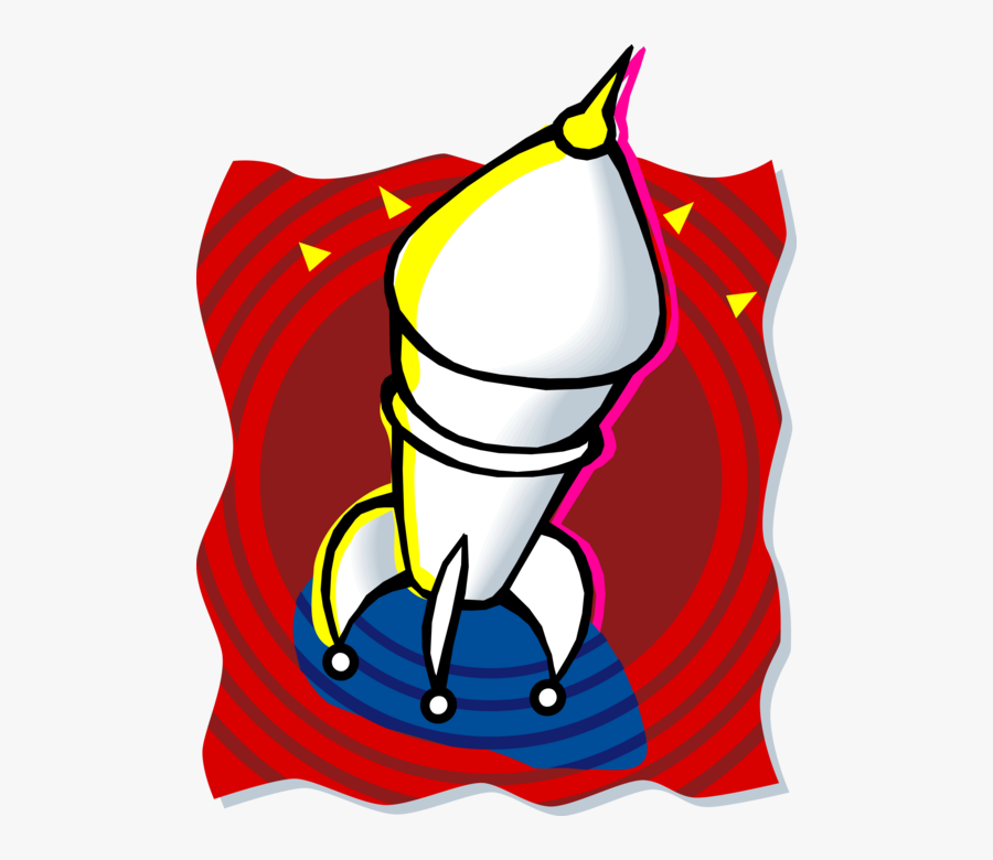 Rocketship Vector Rocket Blast, Transparent Clipart