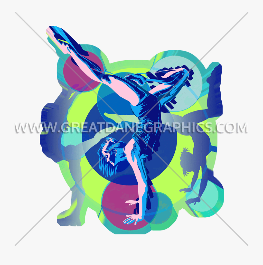 Gymnastic Bend Production Ready - Emblem, Transparent Clipart