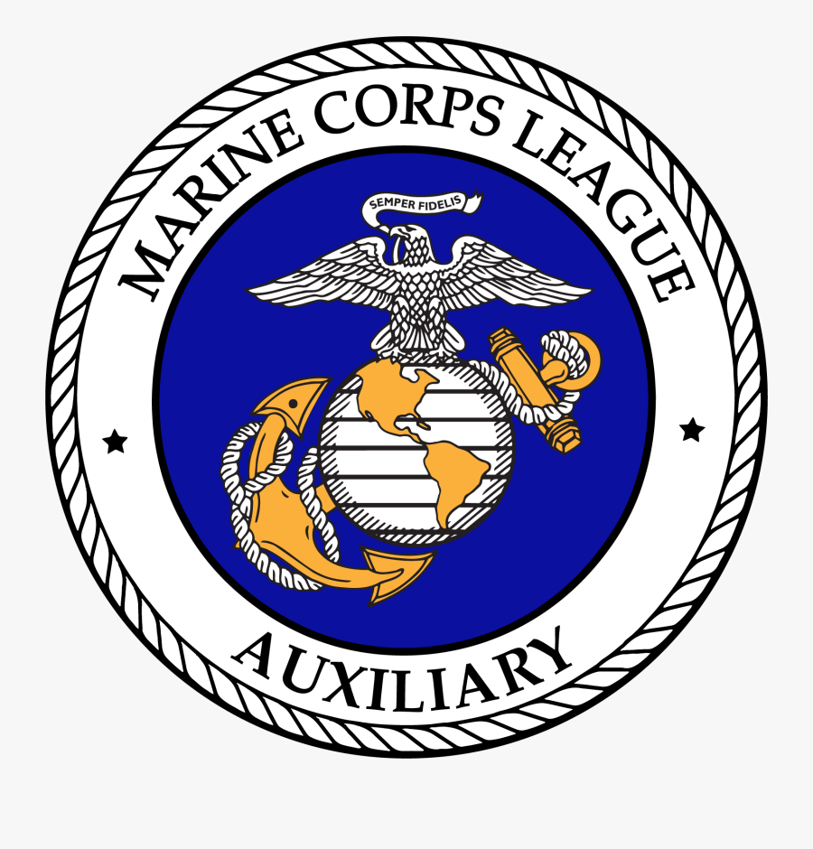 Incorporated By An Act Of Congress In 1937, The Marine - Marine Corps League Auxiliary, Transparent Clipart