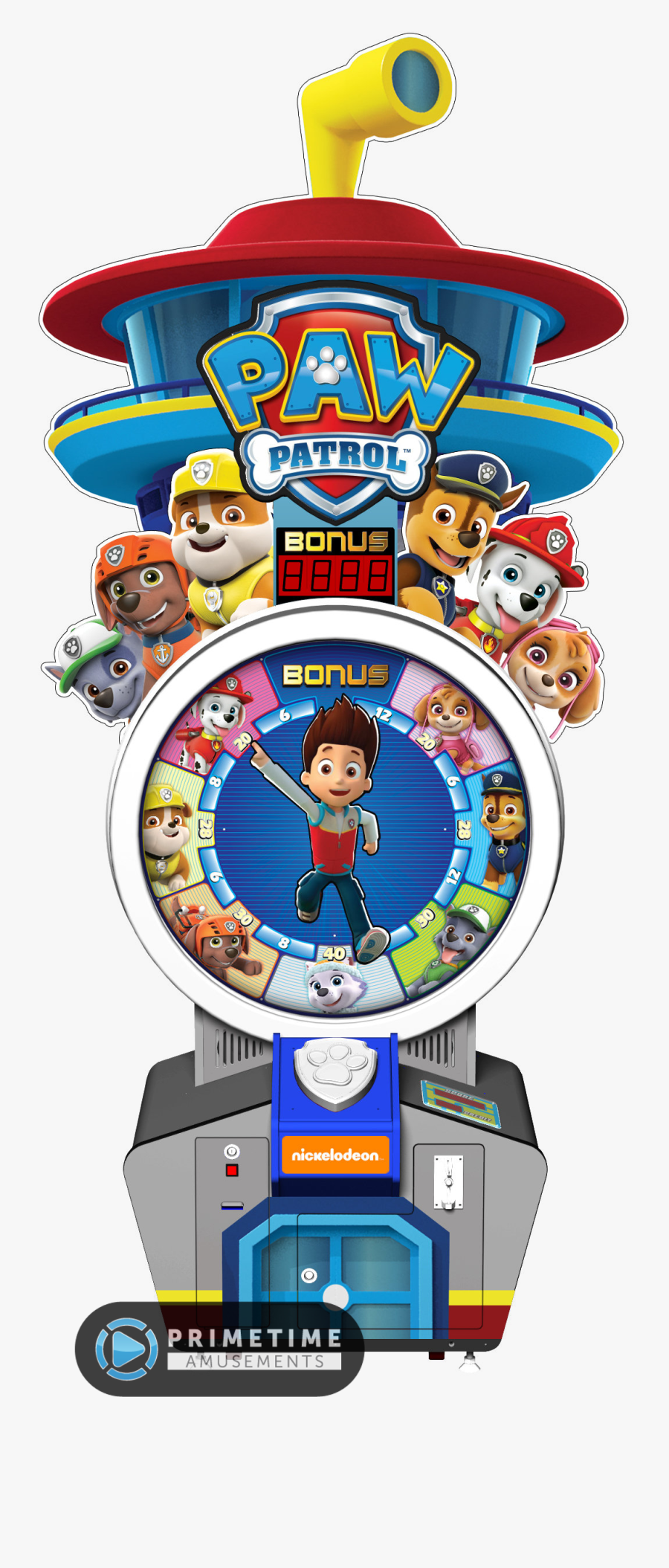 Paw Patrol Redemption Arcade Game By Andamiro And Nickelodeon - Paw Patrol Andamiro, Transparent Clipart