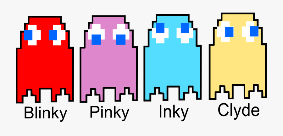 Pacman Ghost Png - Pac Man Ghost Moving, Transparent Clipart