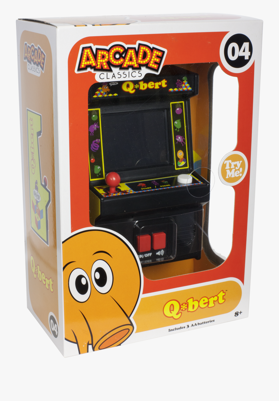 Q*bert Mini Arcade Game - Mini Arcade Arcade Classics, Transparent Clipart