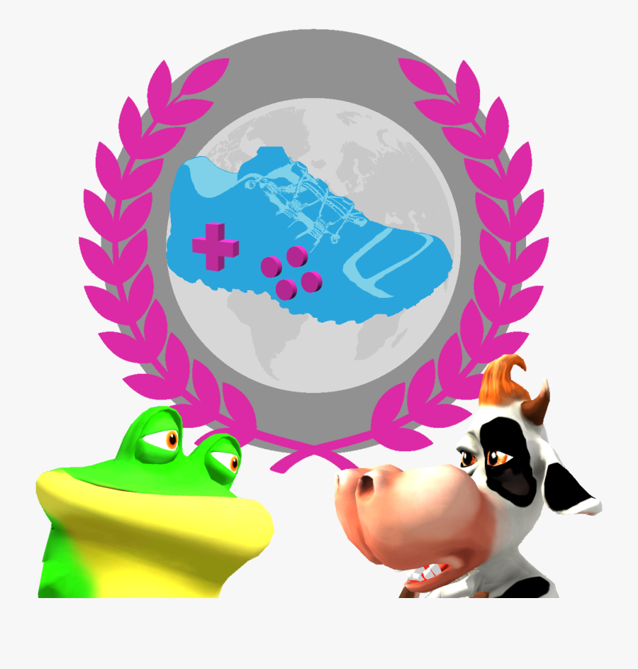 Treadmill Arcade Running Characters - Laurel Wreath, Transparent Clipart