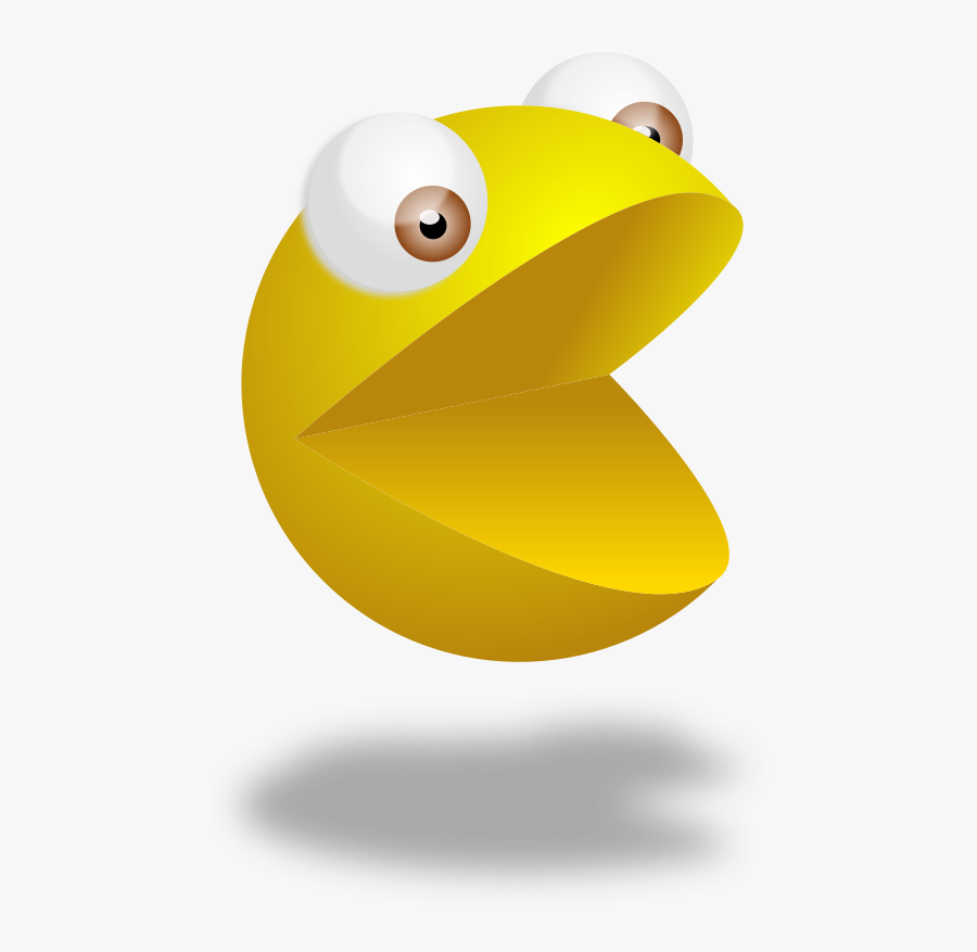 3d Pacman Png Gif, Transparent Clipart