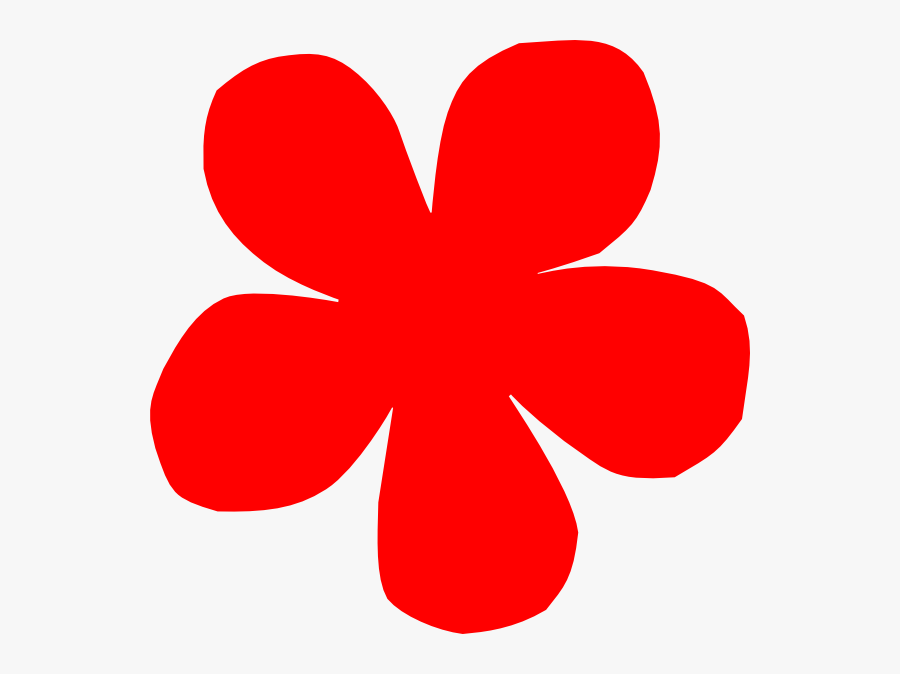 Red Flower Clipart Transparent, Transparent Clipart