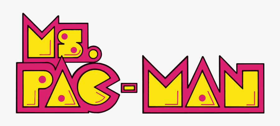 Pac Man Logo Png - Ms Pacman Arcade Logo, Transparent Clipart