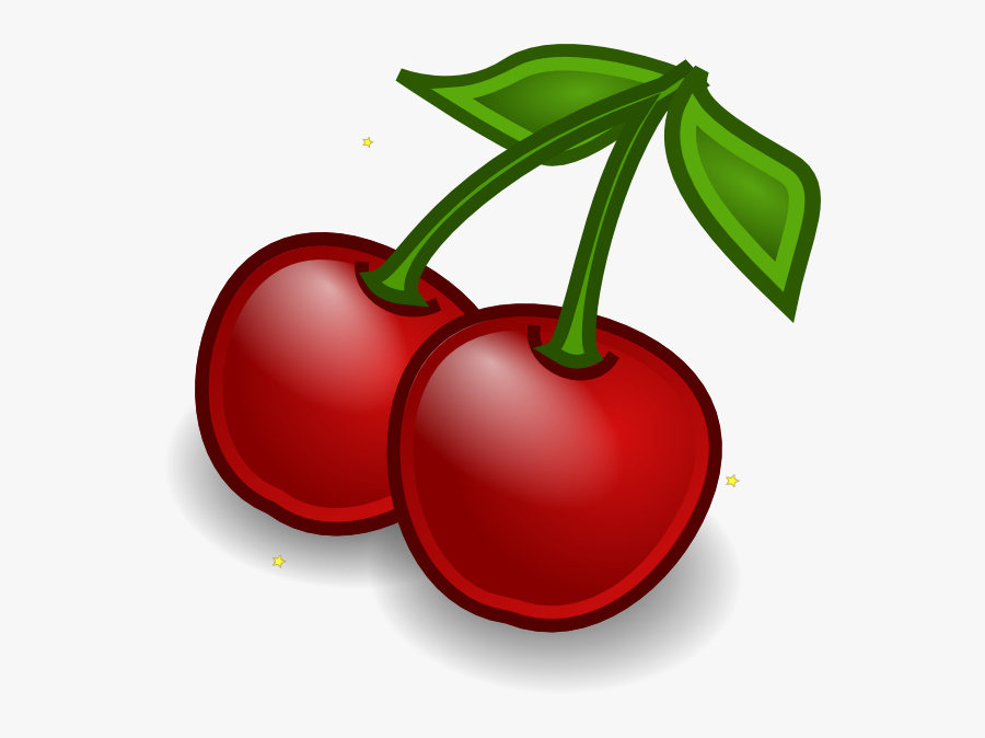 Cherry Clipart Pacman - Fruit Clip Art, Transparent Clipart