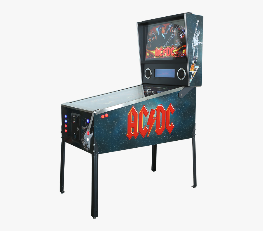 Acdc Virtual Pinball Machine Hire - Virtual Pinball Acdc, Transparent Clipart