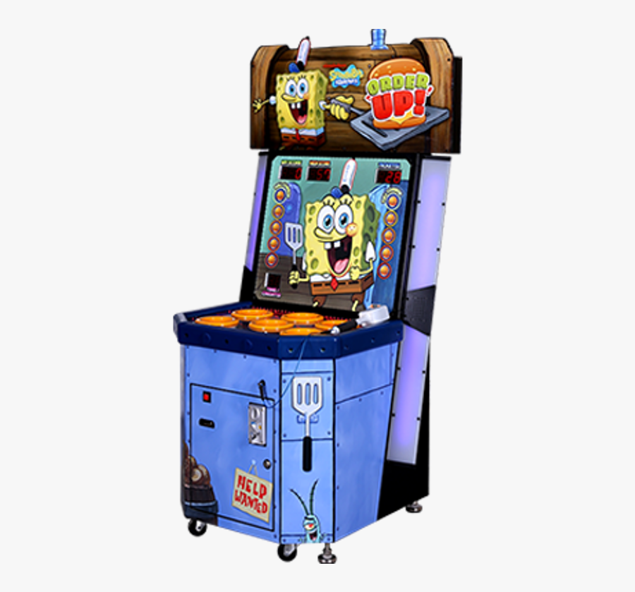 Hammer Andamiro Game Arcade - Spongebob Order Up Arcade Game, Transparent Clipart