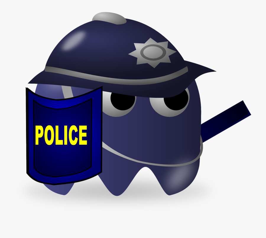 Pac Man Police, Transparent Clipart