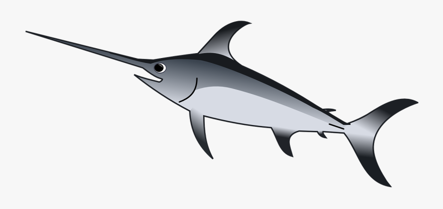 Swordfish, Predator, Sea, Animal, Ocean, Water - Swordfish Clipart, Transparent Clipart