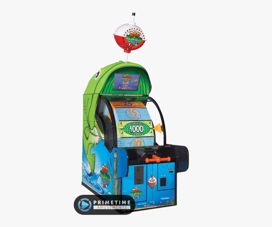 Graphic Royalty Free Arcade Clipart Red Ticket - Big Bass Wheel Pro Arcade Game, Transparent Clipart
