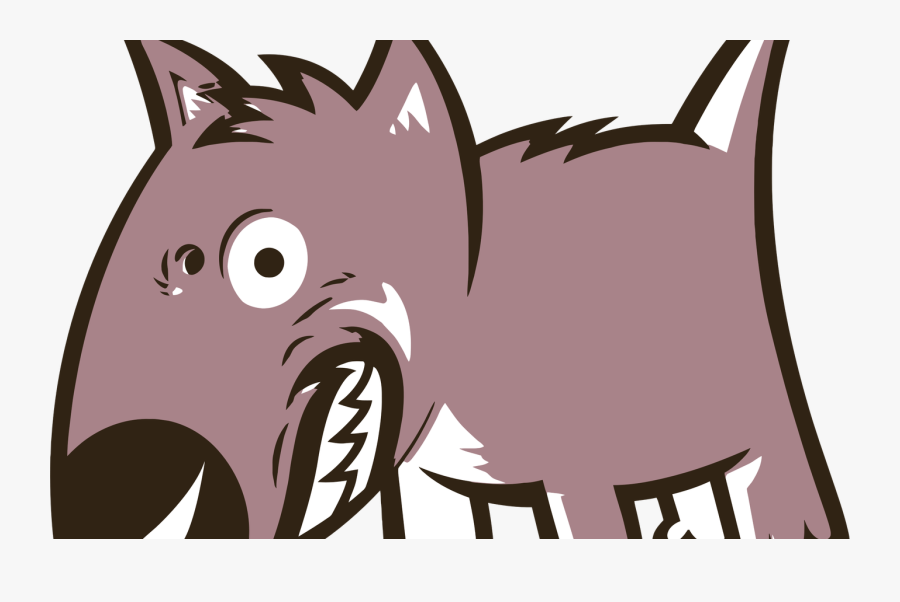 Transparent Sad Dog Clipart - Angry Dog Cartoon Transparent Background, Transparent Clipart