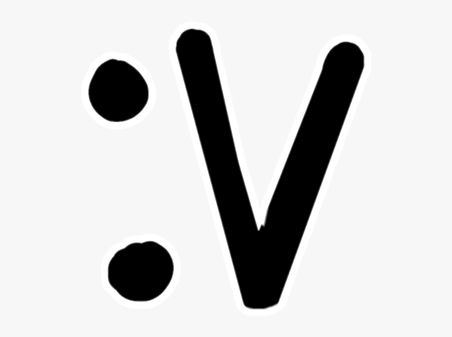 V #pacman #teclado #emoticons #sticker, Transparent Clipart