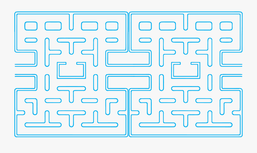 Pacman Png Transparent Maze, Transparent Clipart