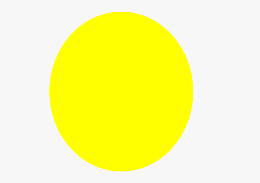 Yellow Circle With No Background, Transparent Clipart