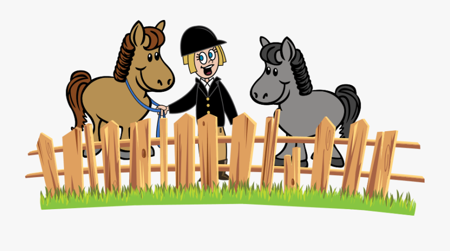 Krystal Creek Riding Horse - Horse Riding School Cartoon, Transparent Clipart