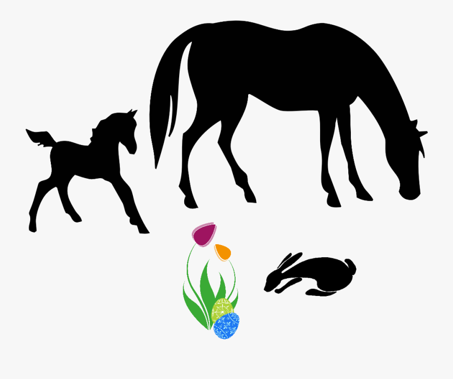 Clip Art Horse Silhouette, Transparent Clipart
