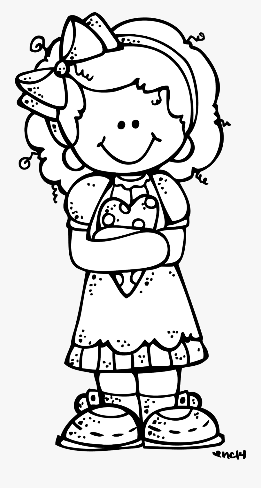 Book Of Mormon Black And White Clipart - Transparent Melonheadz Girl Clipart Black And White, Transparent Clipart