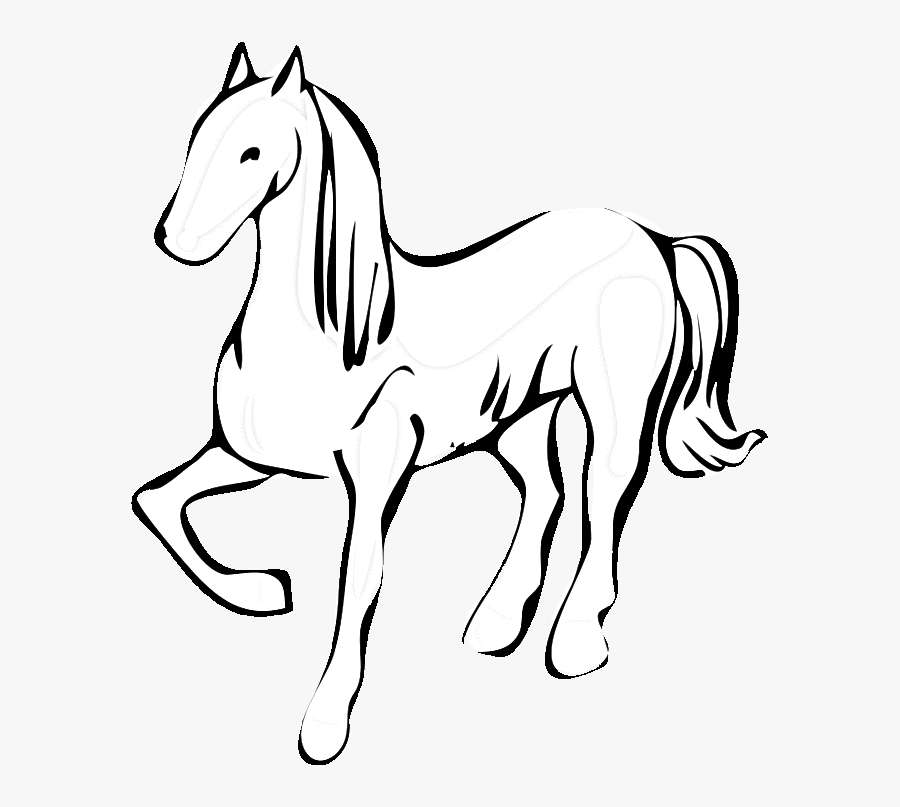Cavallo Drawing Coloring Page Horse Coloring Pages - Cartoon Horse, Transparent Clipart