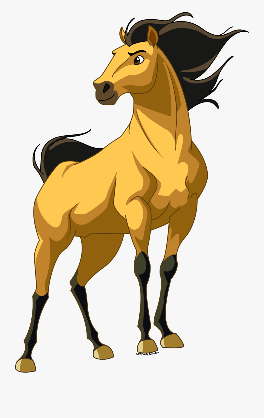 Boho Clipart Horse - Spirit Stallion Of The Cimarron, Transparent Clipart
