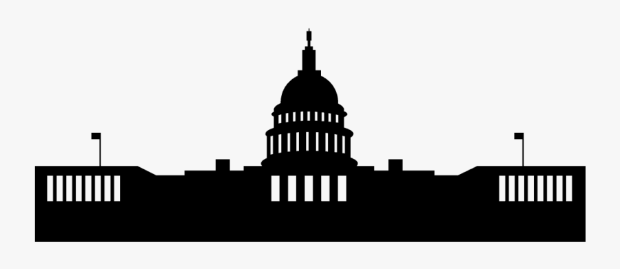 Transparent Capitol Building Clipart Png - Silhouette Capitol Building Clipart, Transparent Clipart