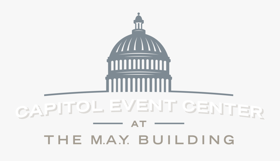 Transparent Capitol Building Dome Clipart - Black And White Sacramento Capitol Building, Transparent Clipart