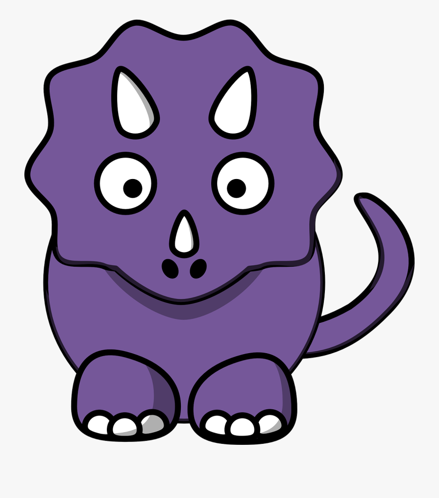 Transparent Dinosaur Clipart Png - Purple Dinosaur Clip Art, Transparent Clipart