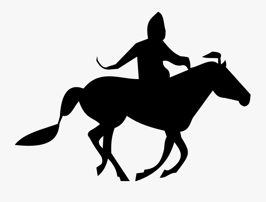 Clip Transparent Library Horse Silhouette At Getdrawings - Mongolian Horse Race Vector, Transparent Clipart