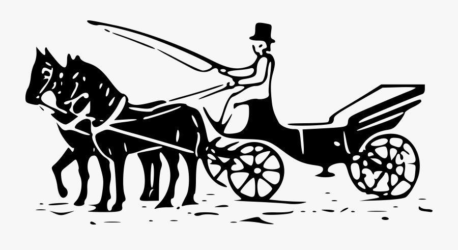 Chariot,art,livestock - Carriage Clipart Png, Transparent Clipart