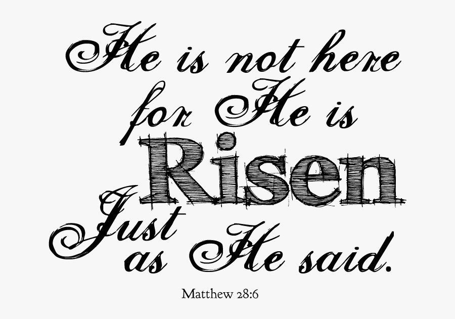 Scripture Clipart Easter - Propel Info, Transparent Clipart