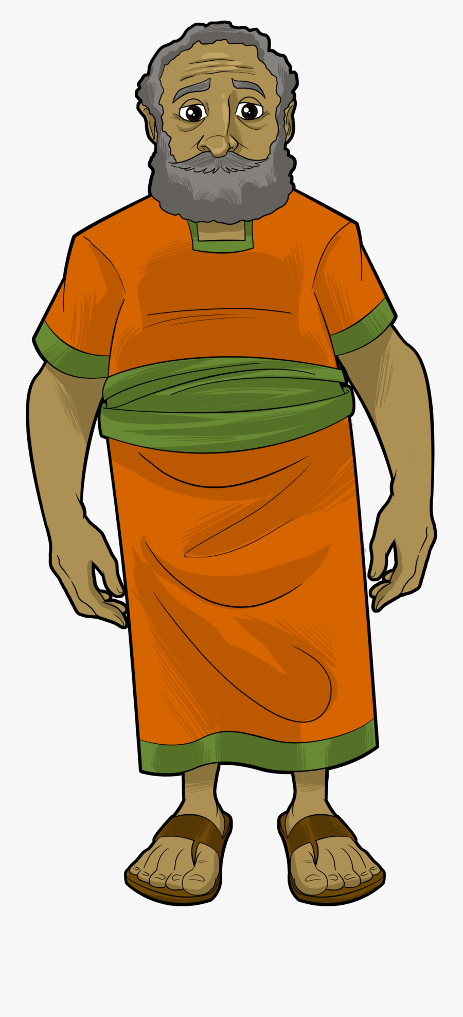 Cartoon Mordecai In The Bible, Transparent Clipart